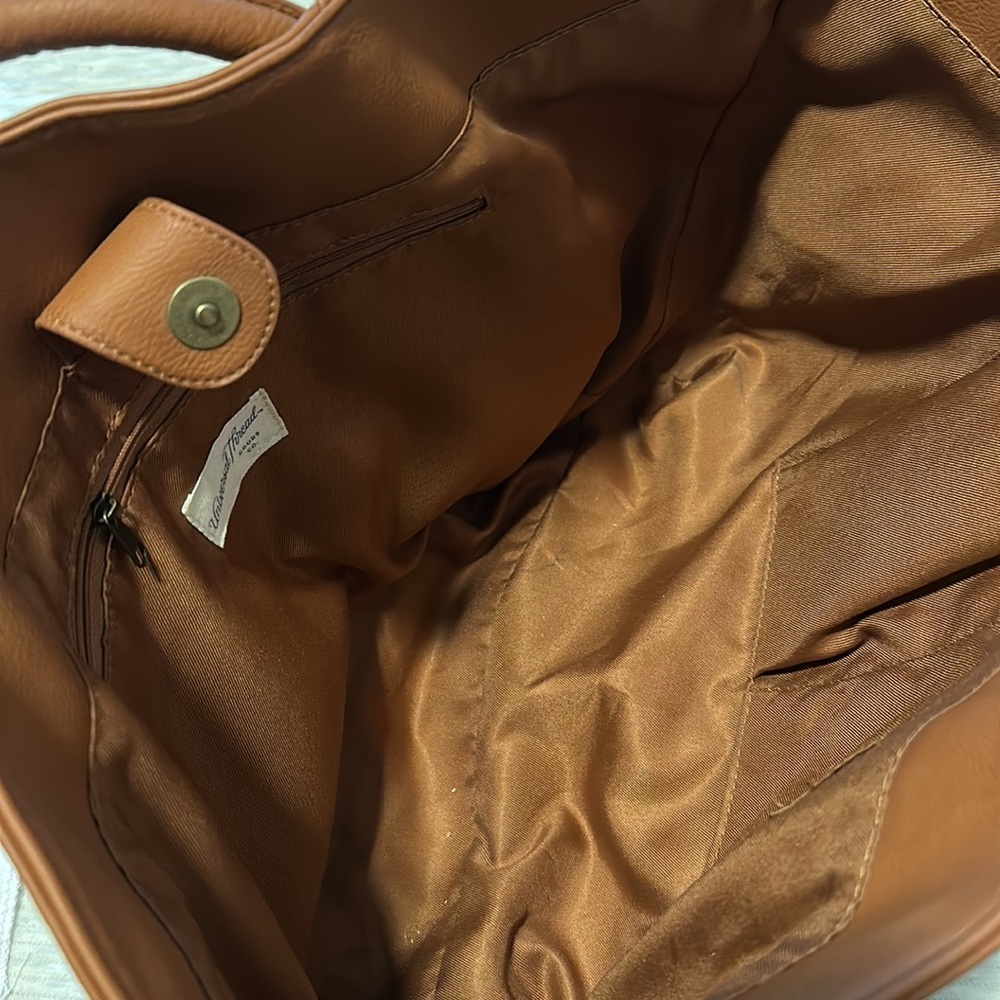 Chestnut brown tote - Picture 3 of 3